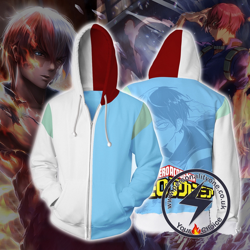 My Hero Academia Todoroki Shoto Hoodie Jacket